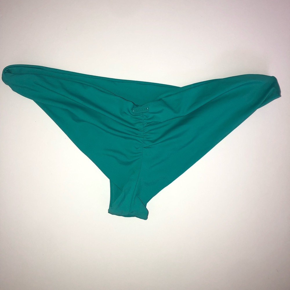 ROXY Swim Scrunch Bottoms Turquoise (small)
